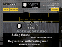 Tablet Screenshot of castingmind.com